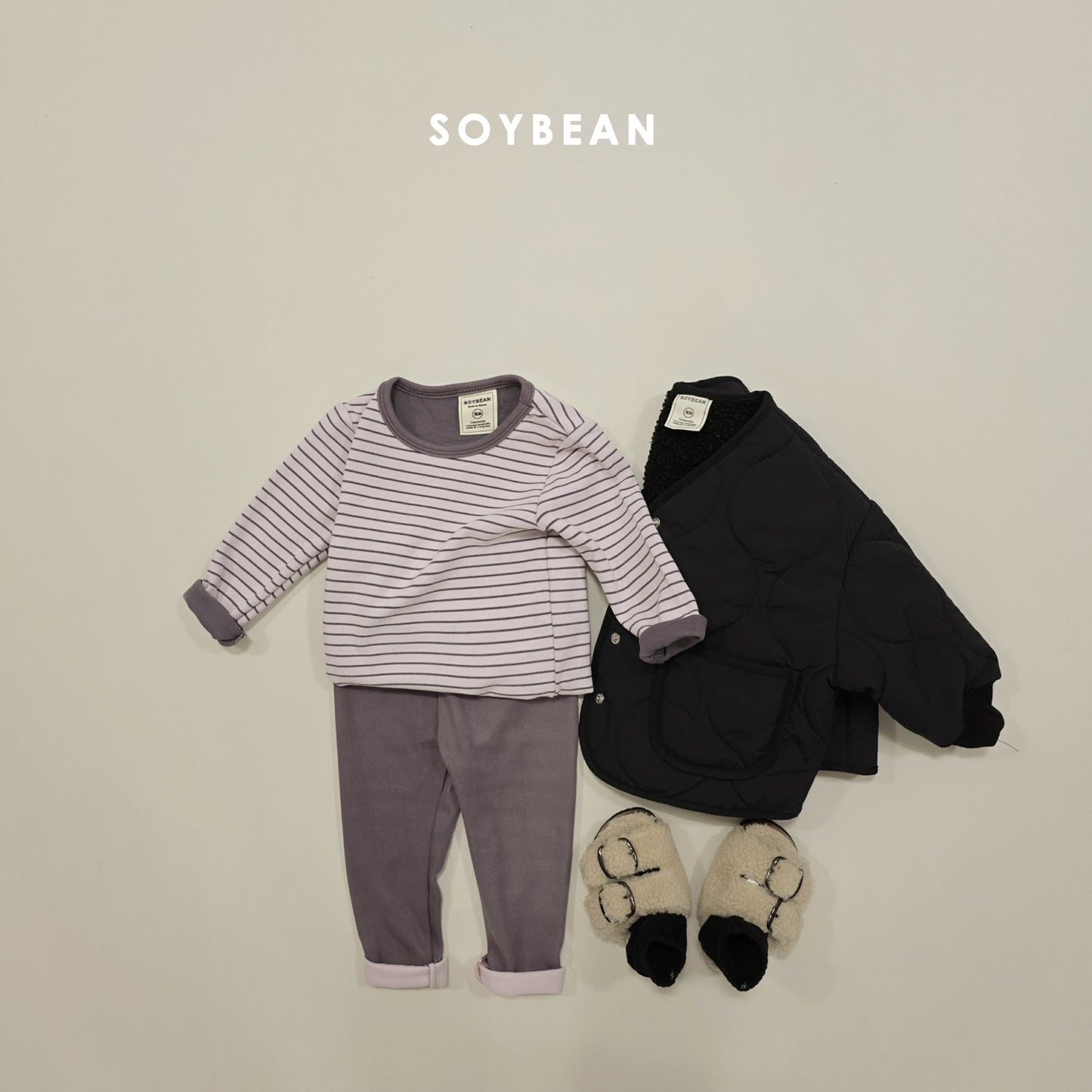 (Pre-order) Soybean Kids Winter - Puffy Cozy Barrel Jacket 몽글몽글항아리자켓 (3 Colors)