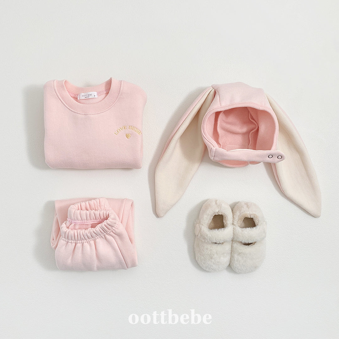 (Pre-order) OOTTBEBE Winter -  Bunny Ear Hood 바니모자 (5 Colors)