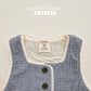 (Pre-order) Soybean Kids - Little Lace Vest 꼬마레이스조끼 (2 Colors)