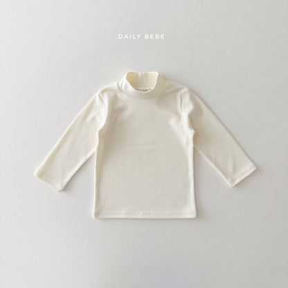 (Pre-order) Daily Bebe Winter- Kids' Basic Mock-Neck Top 베이직 반목티 (2 Colors)