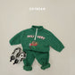 (Pre-order) Soybean Kids Winter - Flying Delivery Top & Bottom Set 플라잉딜리버리상하 (2 Colors)