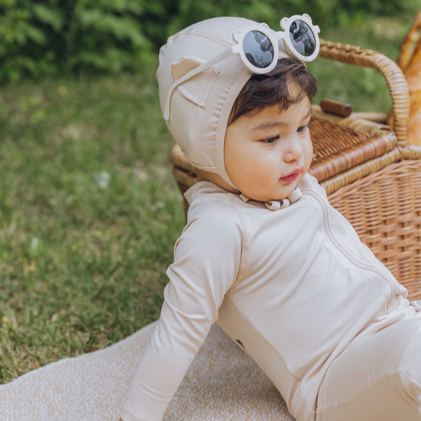 (Pre-order) KoongsKoongs Kids’ Premium All-in-One Rash Guard (Teddy Bear)