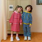(Pre-order) Daily Bebe - Kids’ Couple Striped Set 커플 단가라세트 (2 Colors)