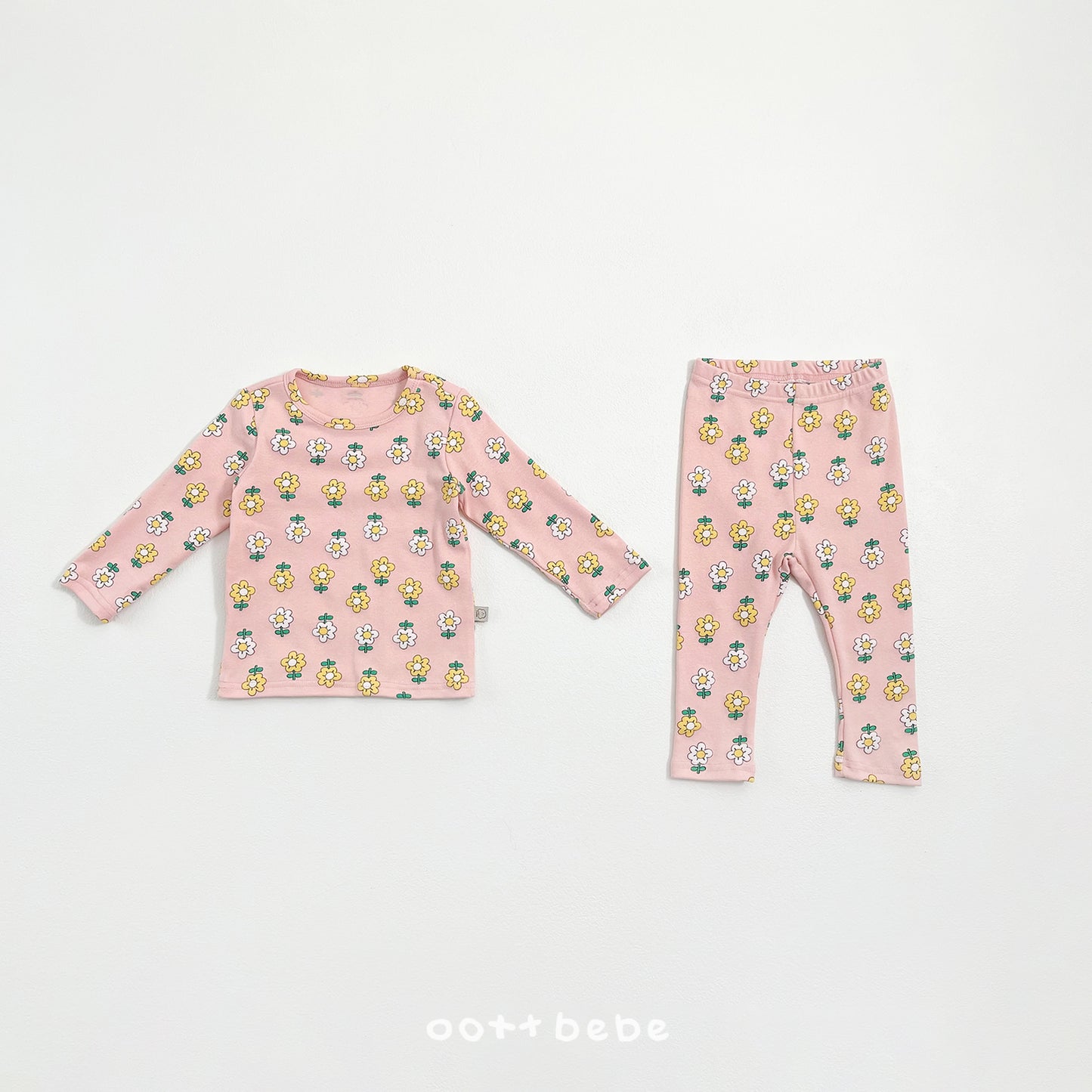 (Pre-order) OOTTBEBE Spring - Picnic Cotton Pajama Set 나들이실내복 (4 Colors)