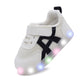 (Pre-order) KoongsKoongs Kids’ Bread LED Light-up Sneakers (Ink Black)