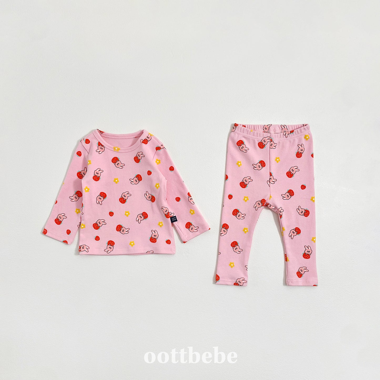 (Pre-order) OOTTBEBE Winter - Yum Yum Friends Homewear 얌얌친구실내복 (3 Colors)