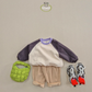 (Pre-order) Soybean Kids - Fleece Raglan Sweatshirt 양기모나그랑맨투맨 (6 Colors)