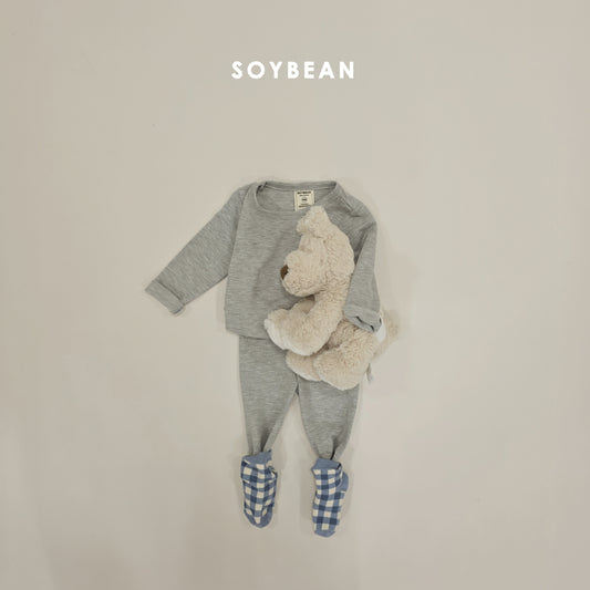 (Pre-order) Soybean Kids Winter - Heat Fleece Pajama Set 히트실내복 (6 Colors)