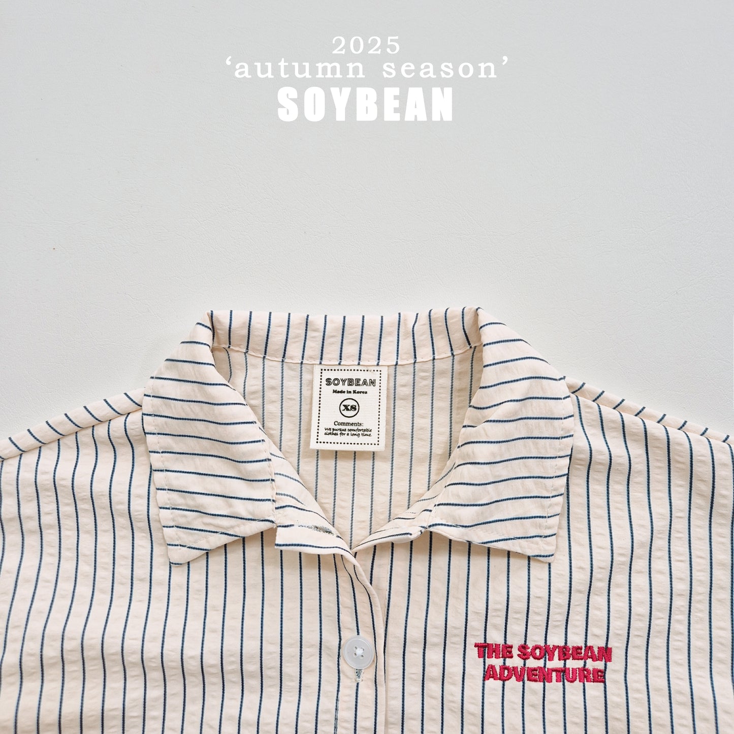 (Pre-order) Soybean Kids - Stra Comfort Stripe Shirt (2 Colors)