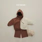 (Pre-order) Soybean Kids Winter - Hooded Fleece-Lined Wide Top & Bottom Set 후드와이드상하복 (5 Colors)