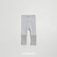 (Pre-order) OOTTBEBE Winter - Stripe Ankle Leggings 윈터배색레깅스 (3 Colors)