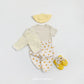 (Pre-order) OOTTBEBE Summer- Pale Striped Cardigan Set (Tee + Cardigan) 페일단가라가디건Set (티셔츠+가디건) (4 Colors)