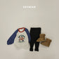 (Pre-order) Soybean Kids Winter - Fruit Raglan Fleece-Lined Sweatshirt 과일양기모맨투맨 (2 Colors)