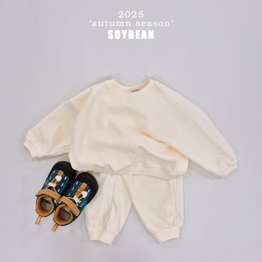 (Pre-order) Soybean Kids - Fall Lollipop Top & Bottom Set 가을롤리팝상하복 (16 Colors)