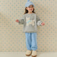 (Pre-order) Daily Bebe - Kids’ Fluffy Ribbon Sweatshirt 뽀글리본 맨투맨 (2 Colors)