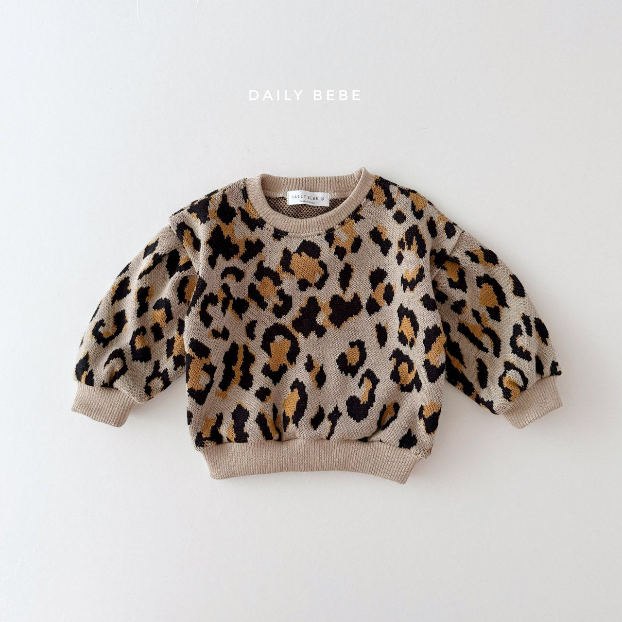 (Pre-order) Daily Bebe - Kids’ Leopard Skirt Set 레오파드세트 (2 Colors)