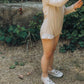 (Pre-order) KoongsKoongs Kids’ Premium Chouette One-piece Rash Guard Dress Set (Beige)