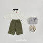 (Pre-order) OOTTBEBE Winter - Patchwork Cotton Pants 패치워크팬츠 (2 Colors)