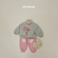 (Pre-order) Soybean Kids Winter - Rabbit Fleece-Lined Sweatshirt 래빗양기모맨투맨 (2 Colors)