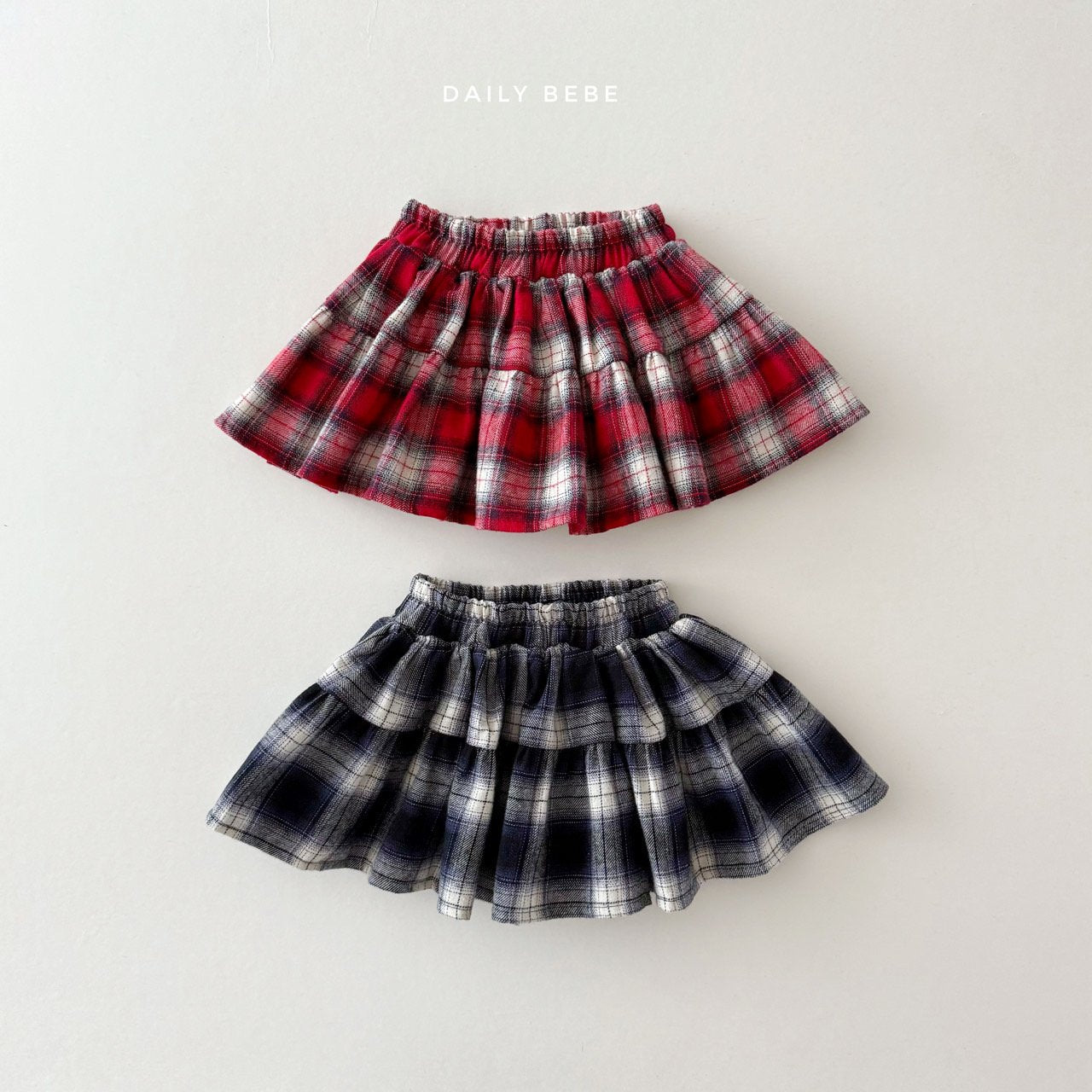 (Pre-order) Daily Bebe Winter - Kids' Merry Ruffle Skirt 메리 홀 스커트 (2 Colors)