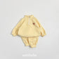 (Pre-order) OOTTBEBE Winter - Puppy Fleece Anorak Top & Bottom Set 멍멍아노락상하복 (4 Colors)