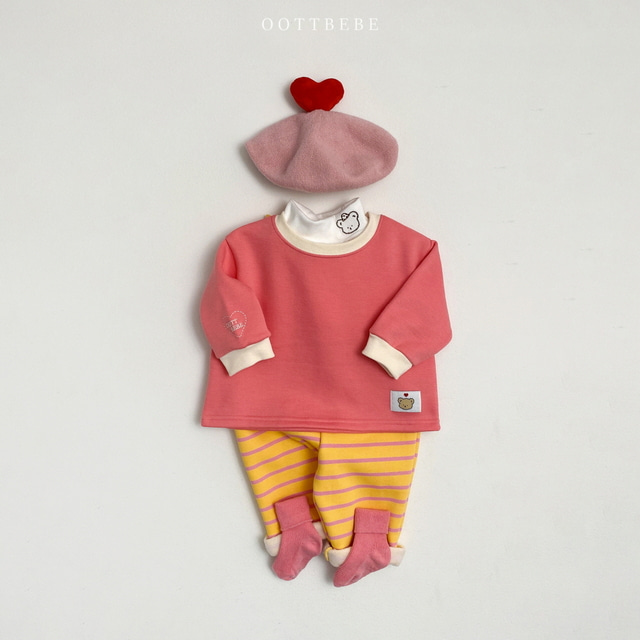 (Pre-order) OOTTBEBE - Vivi Pop Sweatshirt 비비맨투맨 (3 Colors)