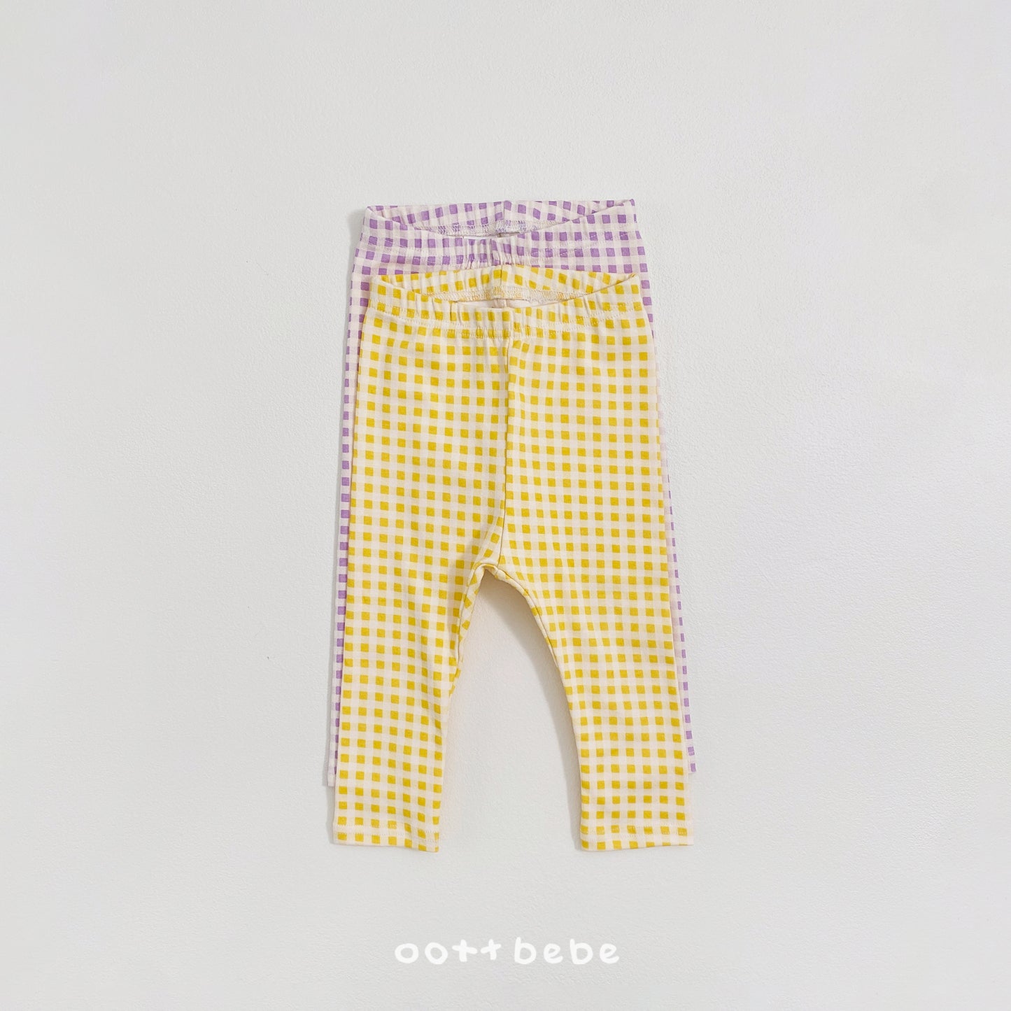 (Pre-order) OOTTBEBE Winter - Checked Bear Pajama Set 체크베어실내복 (2 Colors)