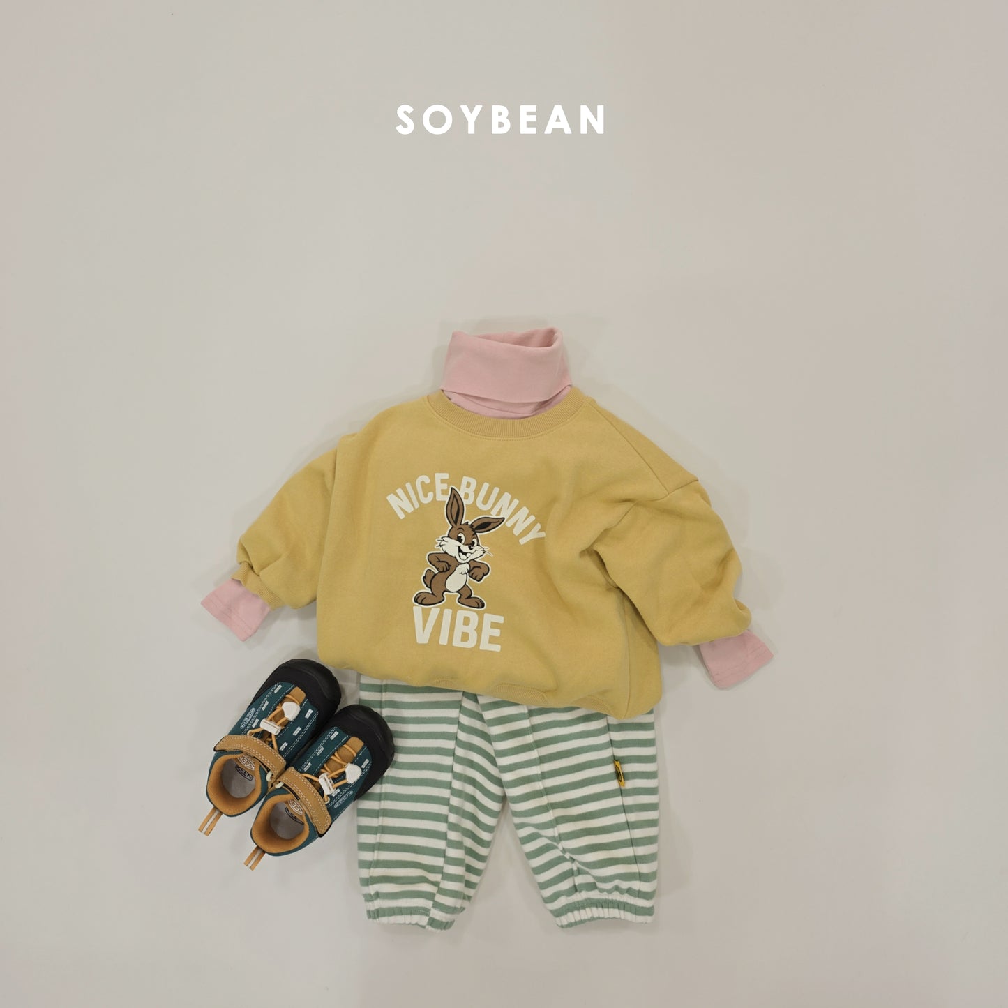 (Pre-order) Soybean Kids Winter - Cotton Stretch Inner Turtleneck 이너폴라티 (3 Colors)