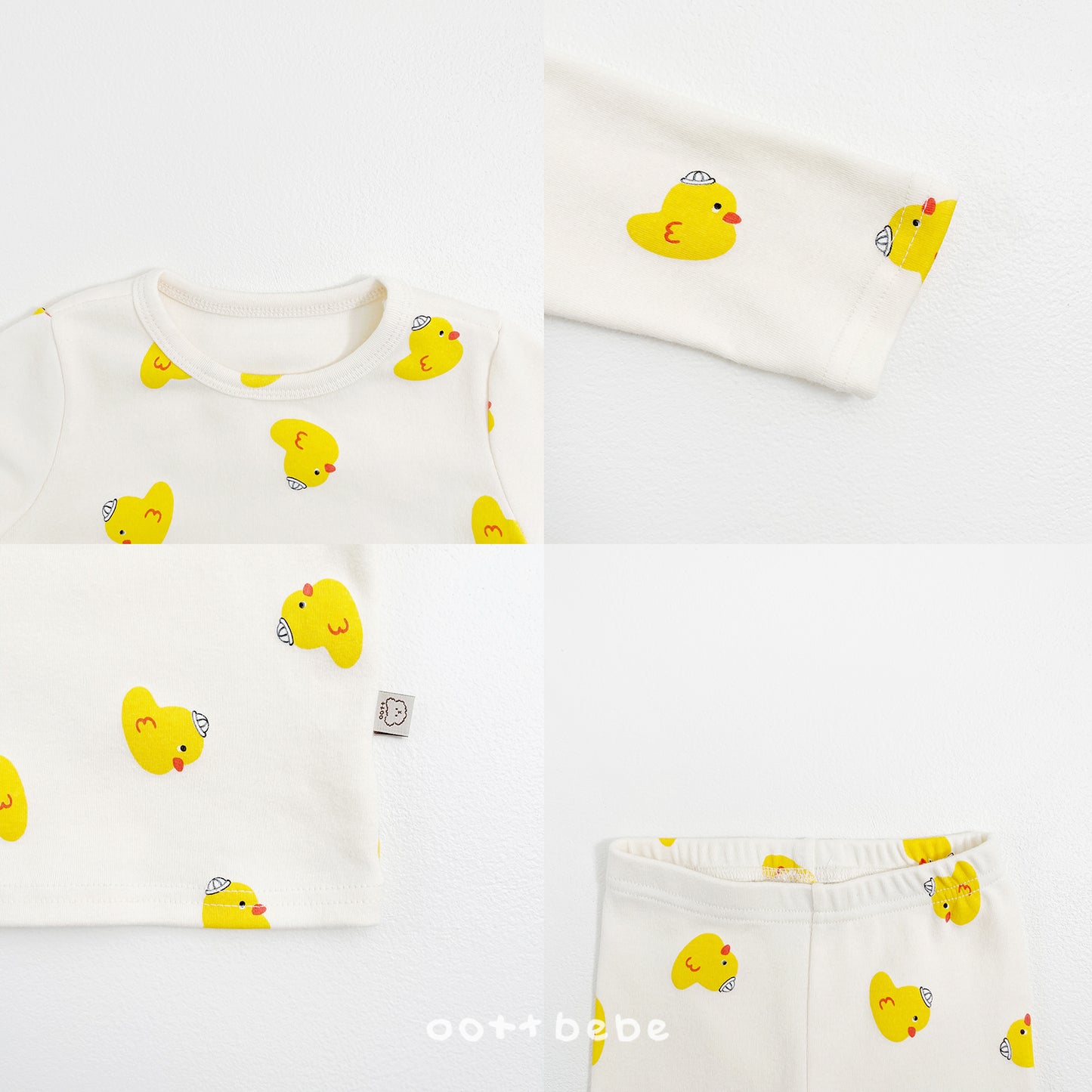 (Pre-order) OOTTBEBE Spring - Picnic Cotton Pajama Set 나들이실내복 (4 Colors)