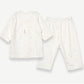 (Baby Boom) Spring Cotton Jacquard 3/4 Sleeve Pajama Set (2 Colors)