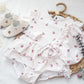 (Pre-order) KoongsKoongs Kids’ Premium Le Cherry Ruffle Rash Guard Dress Set (Ivory)