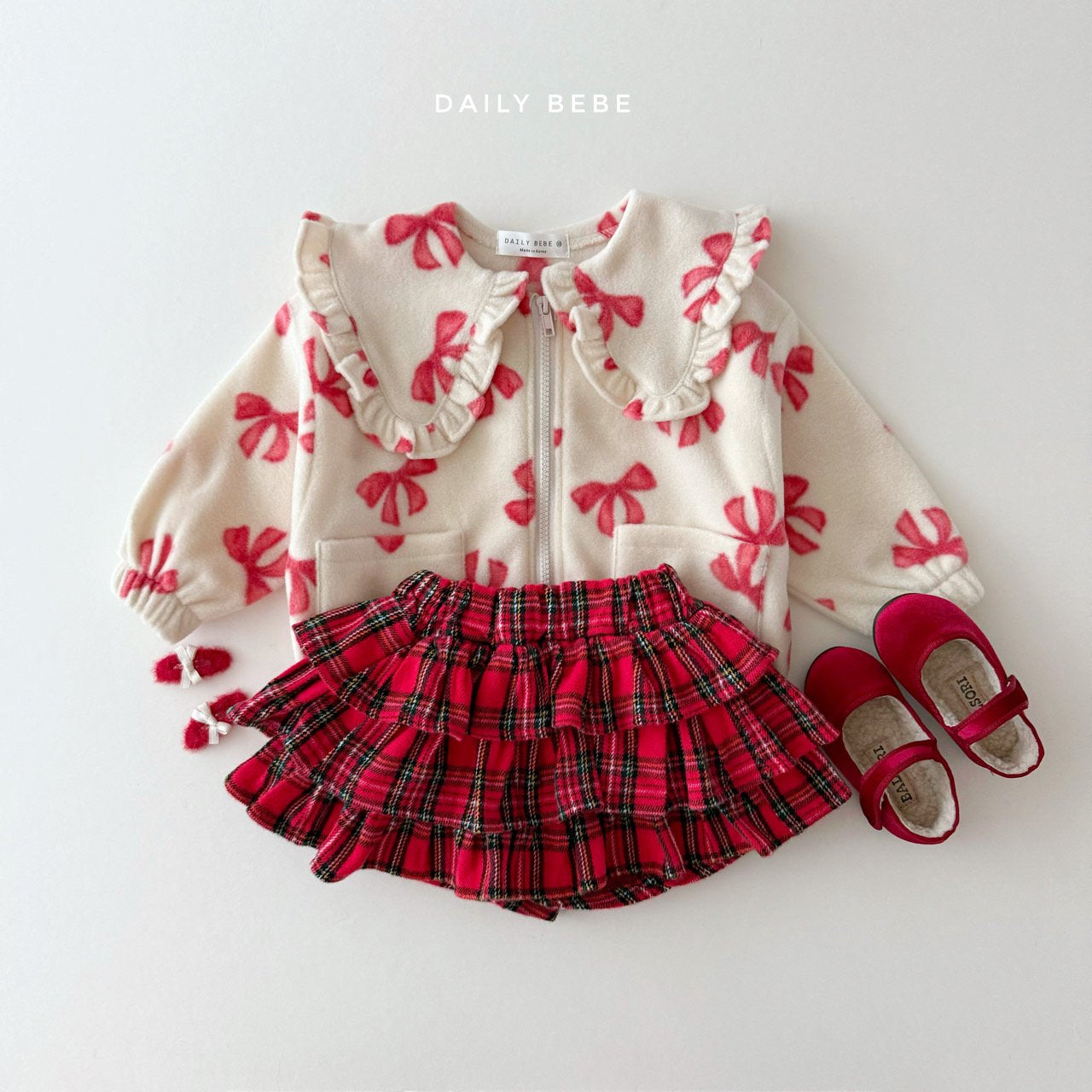 (Pre-order) Daily Bebe - Kids’ Ruffle Skirt 캉캉치마 (3 Colors)