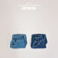 (Pre-order) Soybean Kids - Tapered Denim Pants 테이퍼드데님팬츠 (2 Colors)