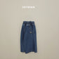 (Pre-order) Soybean Kids Winter - Snap Cut Fleece-Lined Denim Pants 스냅컷기모데님 (2 Colors)