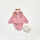 (Pre-order) OOTTBEBE Winter - Puppy Fleece Anorak Top & Bottom Set 멍멍아노락상하복 (4 Colors)