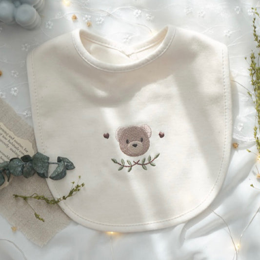 (KoongsKoongs) Organic Cotton Baby Bib (4 Colors)