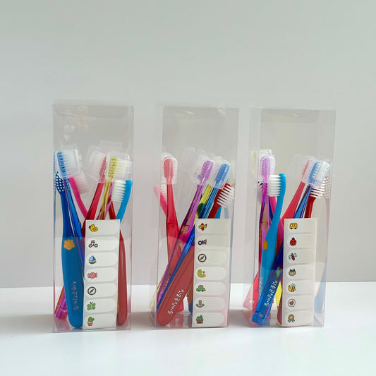 (Toothbrush Factory Son) Kids’ Toothbrush Set (8pcs)