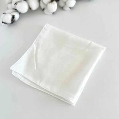 (Baby Boom) Bamboo Baby Gauze Hankie / Baby Burp Cloth (5p) (2 Colors)