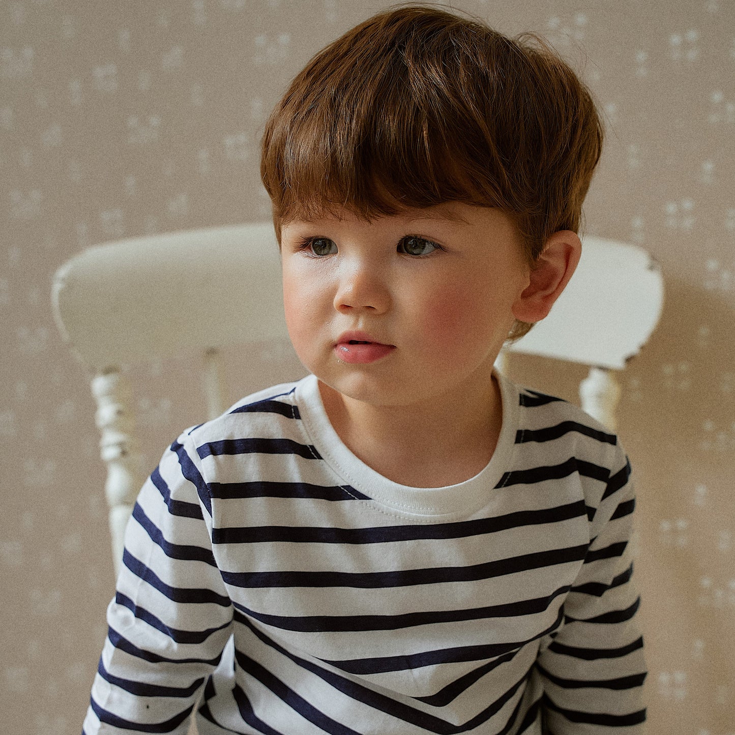 (COCOHANI) Kids Striped Long-Sleeve T-Shirt (3 Colors)