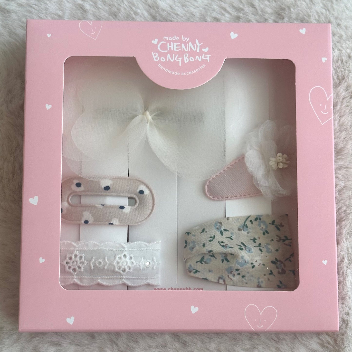 (Chenny Bong Bong) Kids’ Sweet Dream Hair Clips 5-piece Set