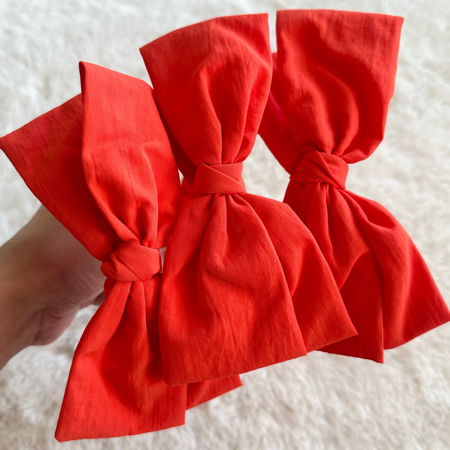 (Chenny Bong Bong) Kids’ Orange Bow Headband