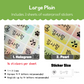 (Pre-order) Personalized Waterproof Name Stickers