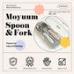 (Moyuum) Kids’ Silicone Spoon & Fork Set