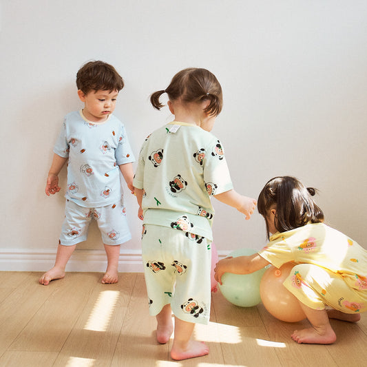 (COCOHANI) Bamboo Animal Pajama Set (7 Colors)