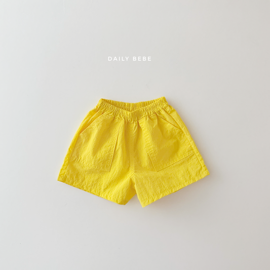 (In-stock) Daily Bebe - Kids’ Crinkle Shorts 바스락 반바지 (3 Colors)