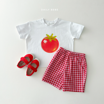 (In-stock) Daily Bebe Summer - Kids’ Fruit Jelly Top & Bottom Set 과일젤리세트 (4 Colors)