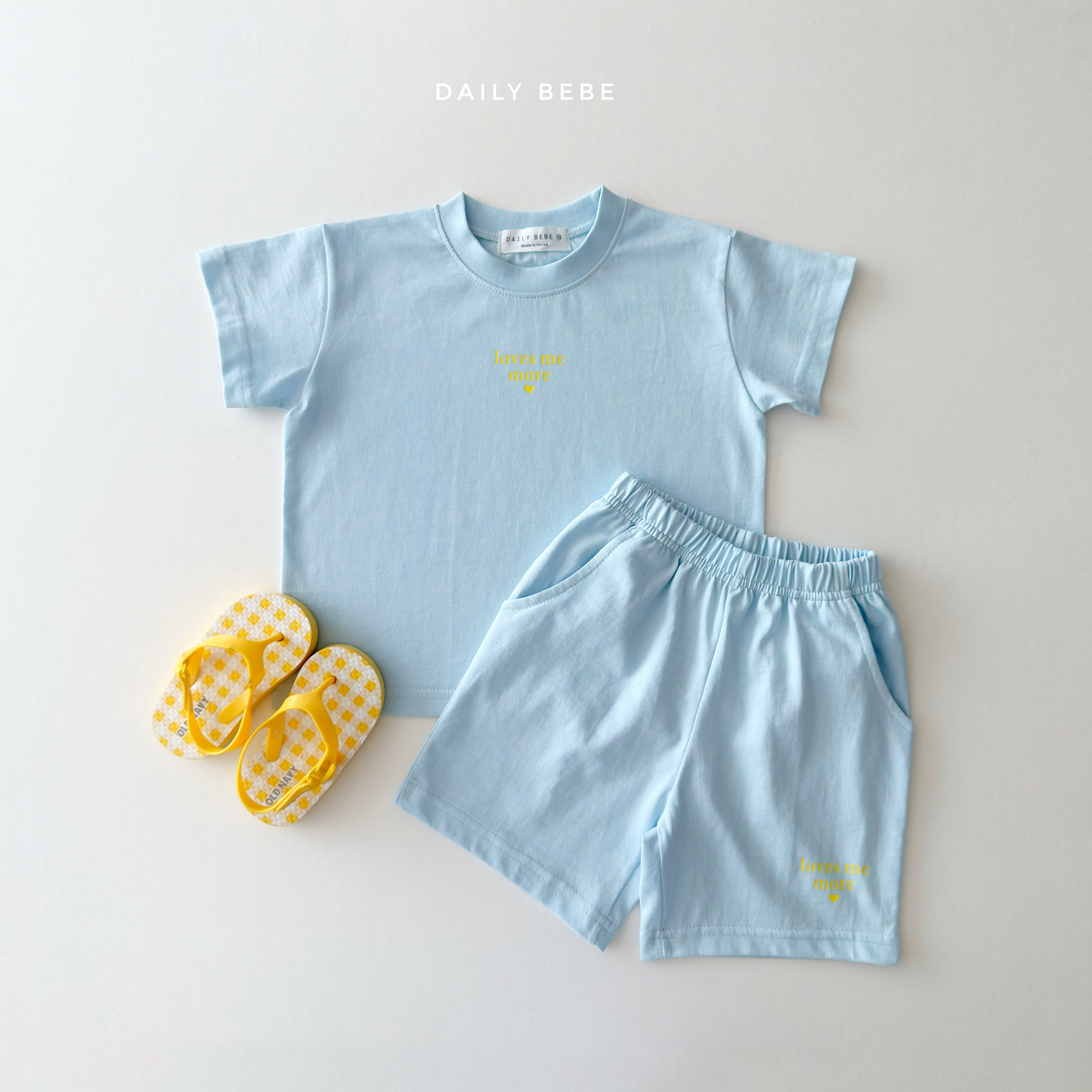 (Pre-order) Daily Bebe Summer - Kids’ Loves Me More Set 러브즈 미 모어 세트 (5 Colors)