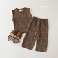(Pre-order) Daily Bebe Summer - Kids’ Color-Block Pleats Set 배색 플리츠 세트 (8 Colors)