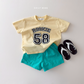 (Pre-order) Daily Bebe Summer - Kids' 58 Rookie T-Shirt 58반팔티 (2 Colors)