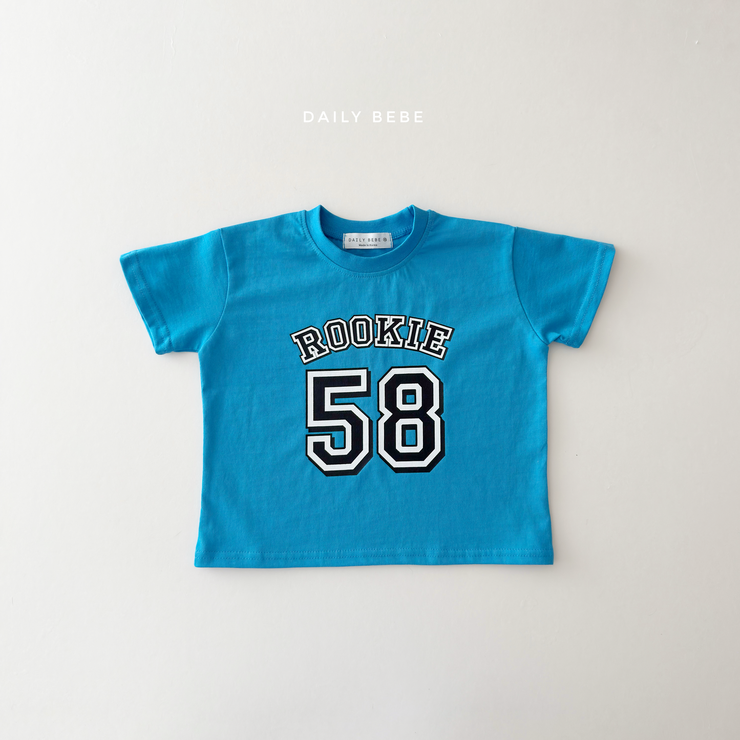 (Pre-order) Daily Bebe Summer - Kids' 58 Rookie T-Shirt 58반팔티 (2 Colors)